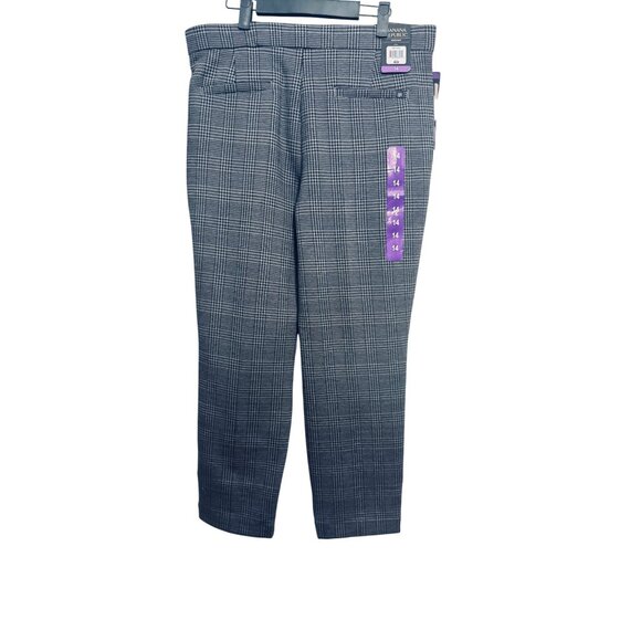 NWT Banana Republic 14 Womens Glen Plaid Trousers Office Comfort - Picture 10 of 16